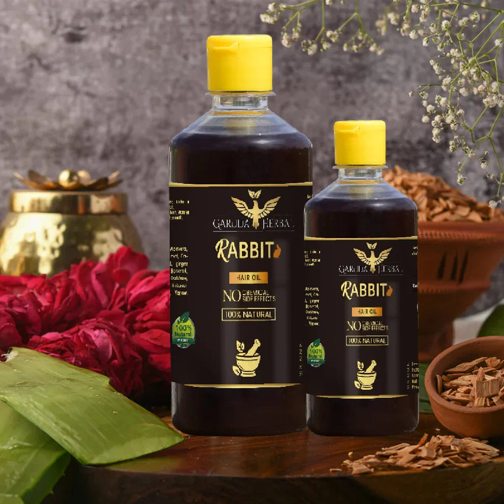 Rabit Herbal Hair Oil - 100% Effective!