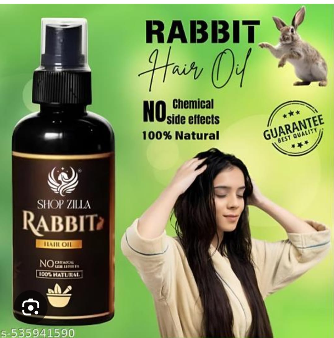 Rabit Herbal Hair Oil - 100% Effective!